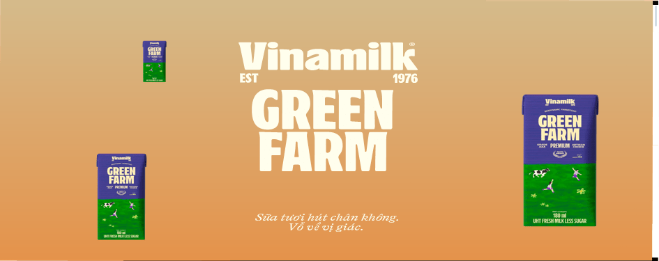 Landing Page Sản Phẩm Sữa Tươi Vinamilk Green Farm